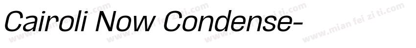 Cairoli Now Condense字体转换